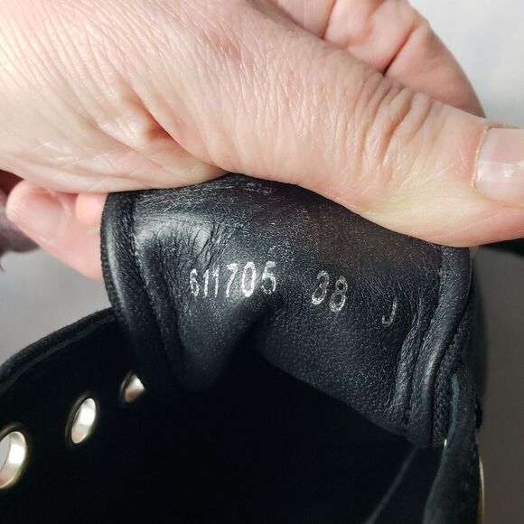 AUTHENTIC Alexander McQueen Trend Slick Cloth Low Sneakers Sz 38 / 8 - Picture 8 of 16